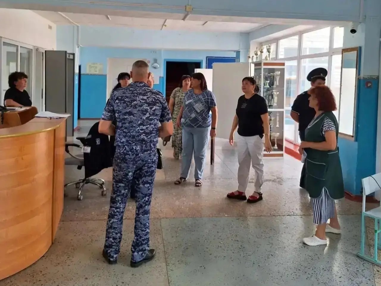 Начало проверки избирательных участков Андроповского района.